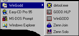 Start:Program:WinGODD Menu